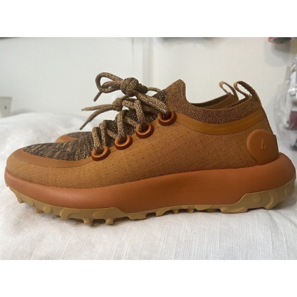 All‎ Birds Womens Trail Runner SWT Honey Rust Hiking Running Shoes 8 Allbirds